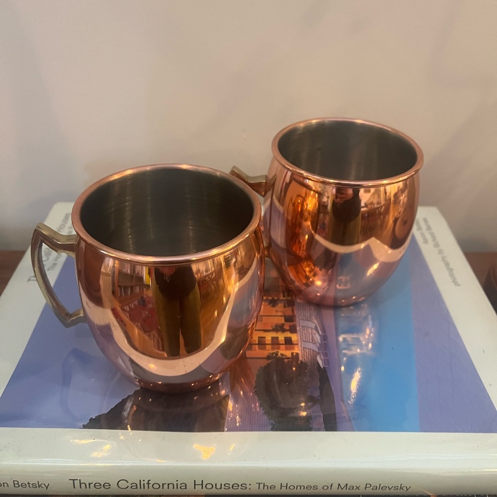 Two Moscow Mule Mugs